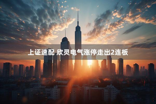上证速配 欣灵电气涨停走出2连板