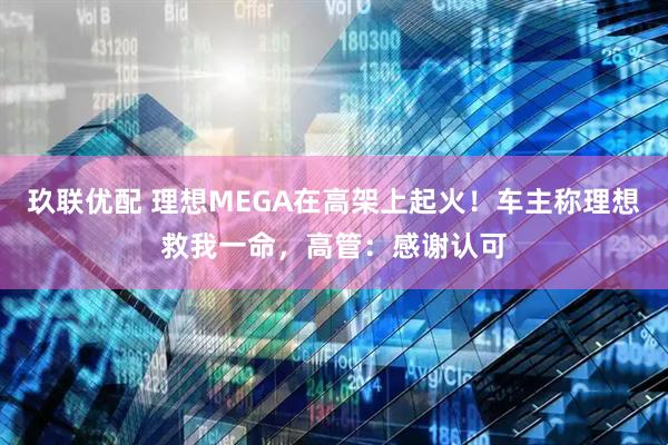 玖联优配 理想MEGA在高架上起火！车主称理想救我一命，高管：感谢认可