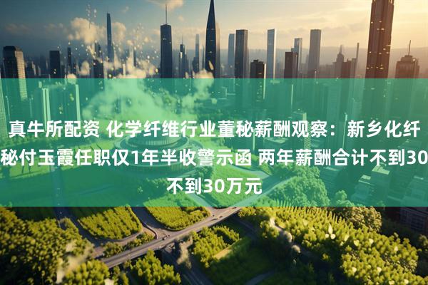 真牛所配资 化学纤维行业董秘薪酬观察：新乡化纤前董秘付玉霞任职仅1年半收警示函 两年薪酬合计不到30万元