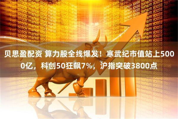 贝思盈配资 算力股全线爆发！寒武纪市值站上5000亿，科创50狂飙7%，沪指突破3800点