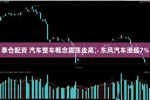 泰仓配资 汽车整车概念震荡走高，东风汽车涨超7%